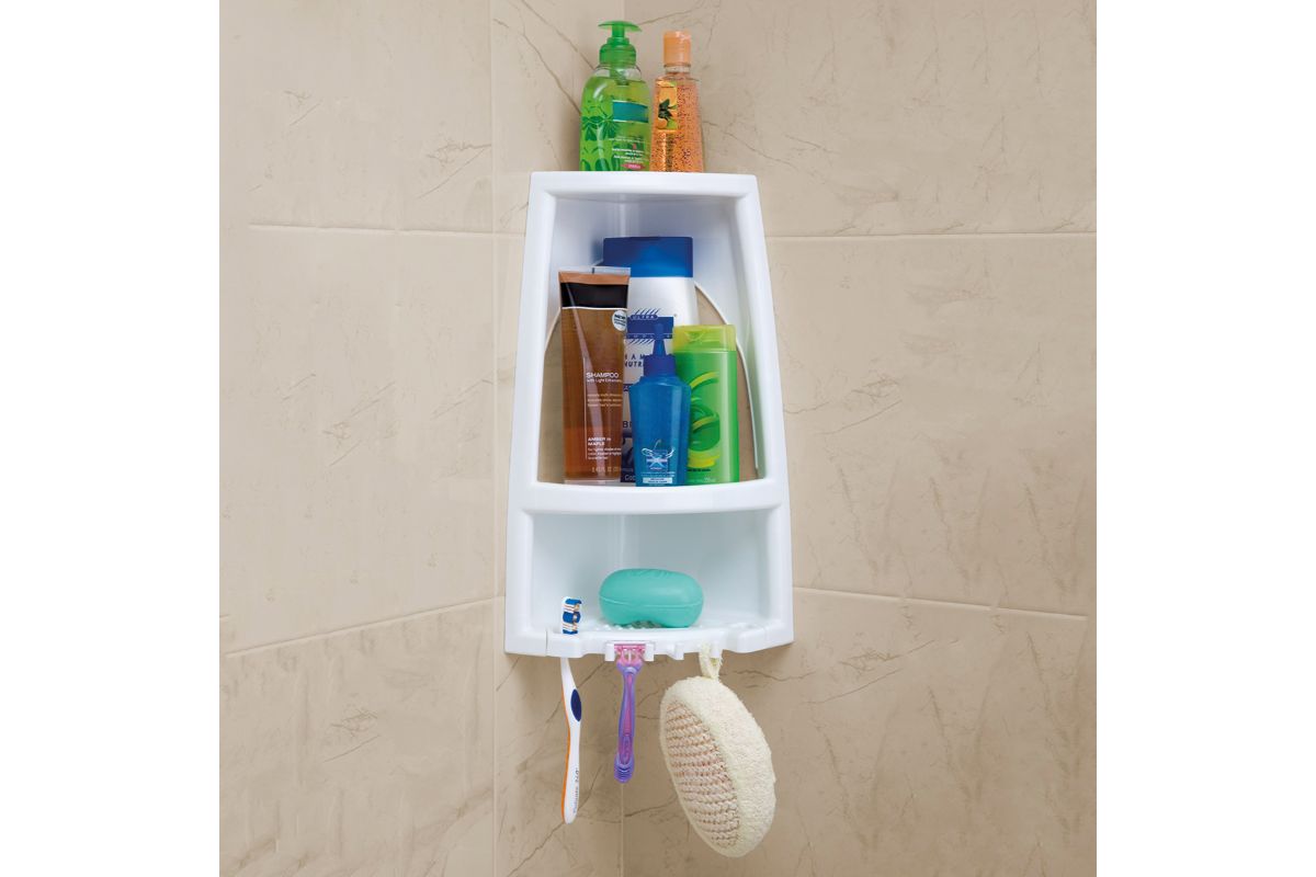 ESQUINERO DE BAÑO BLANCO RIMAX - 2