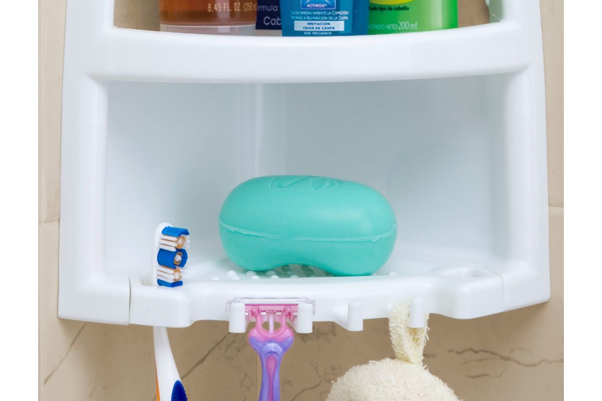 ESQUINERO DE BAÑO BLANCO RIMAX - 3