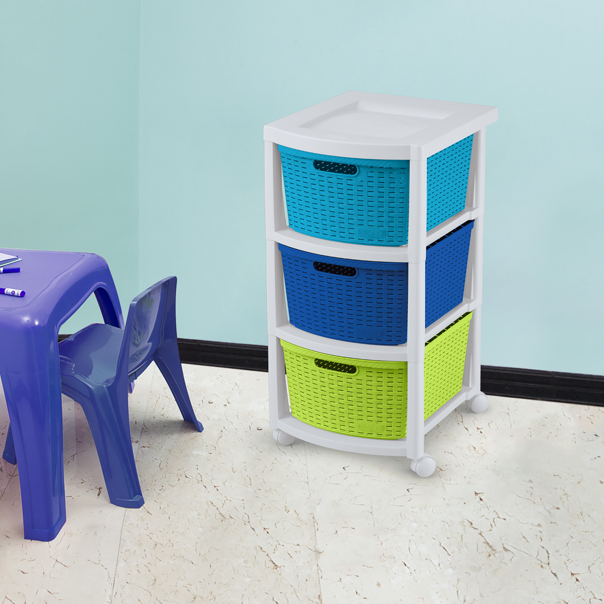CAJONERO RATTAN 3C INFANTIL RIMAX - 3