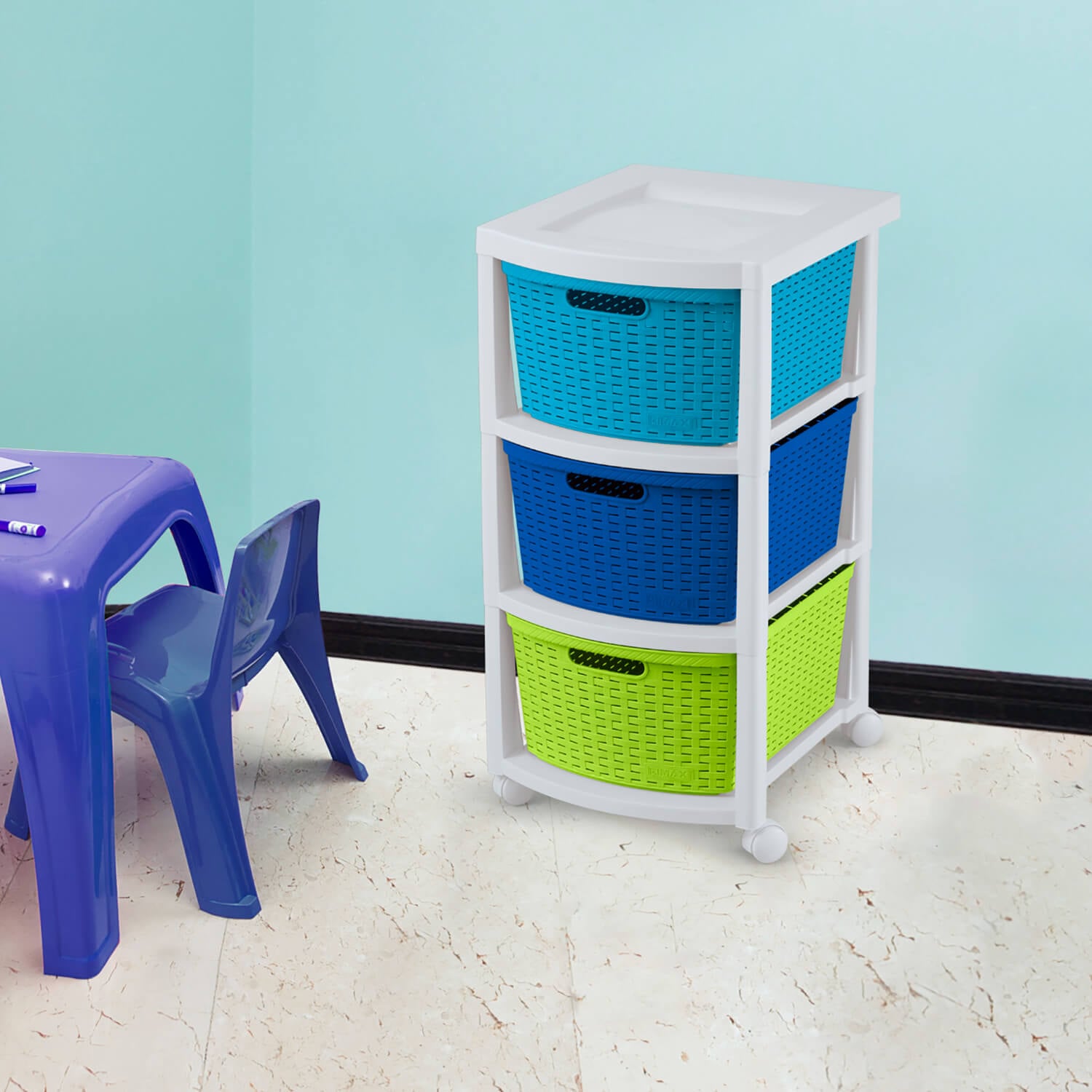 CAJONERO RATTAN 3C INFANTIL RIMAX - 4