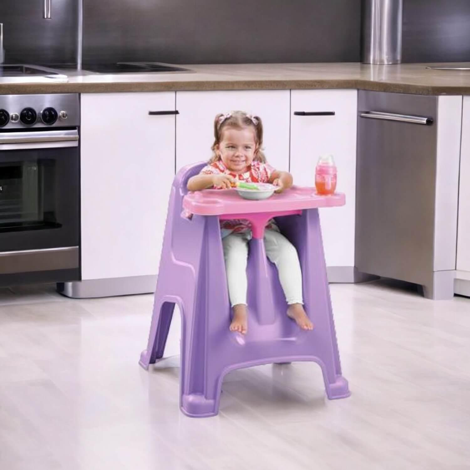 SILLA RIMAX COMEDOR BEBÉ 60X59X77 CM MORADO - 4