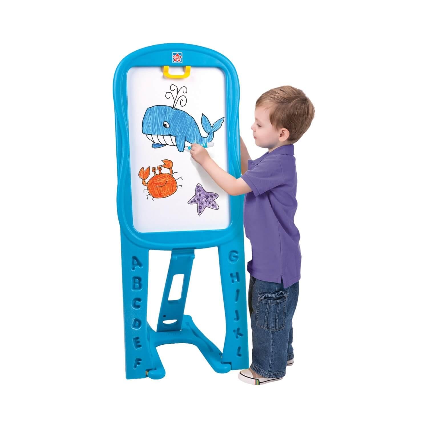 PIZARRA INFANTIL DOBLE CARA CON SOPORTE 49X48X98CM GROW´N UP - 1