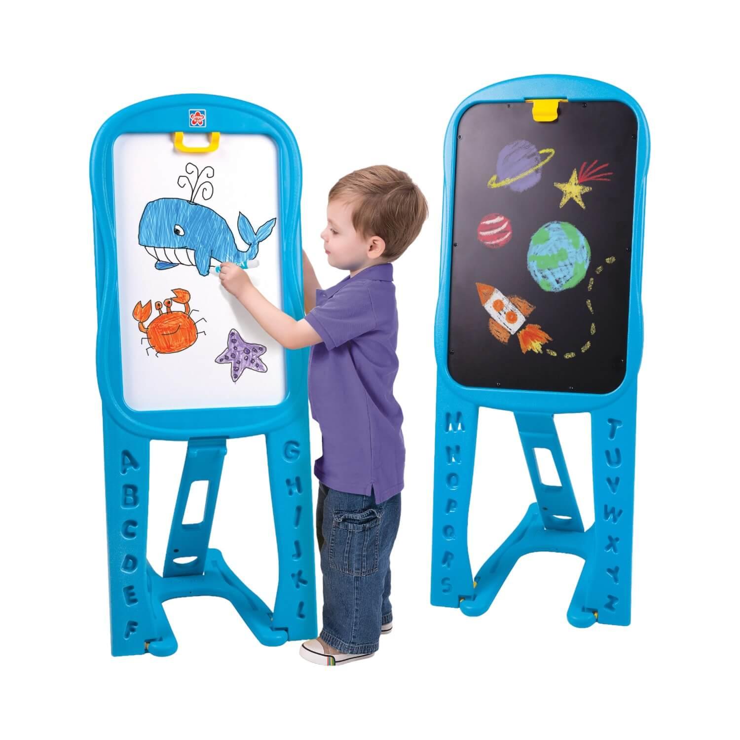 PIZARRA INFANTIL DOBLE CARA CON SOPORTE 49X48X98CM GROW´N UP - 3