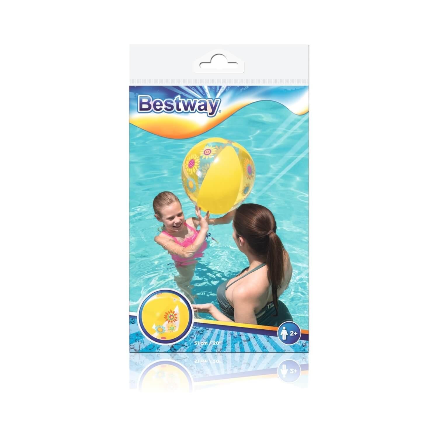 PELOTA INFLABLE BESTWAY 31036 DISEÑOS 34 CM - 6
