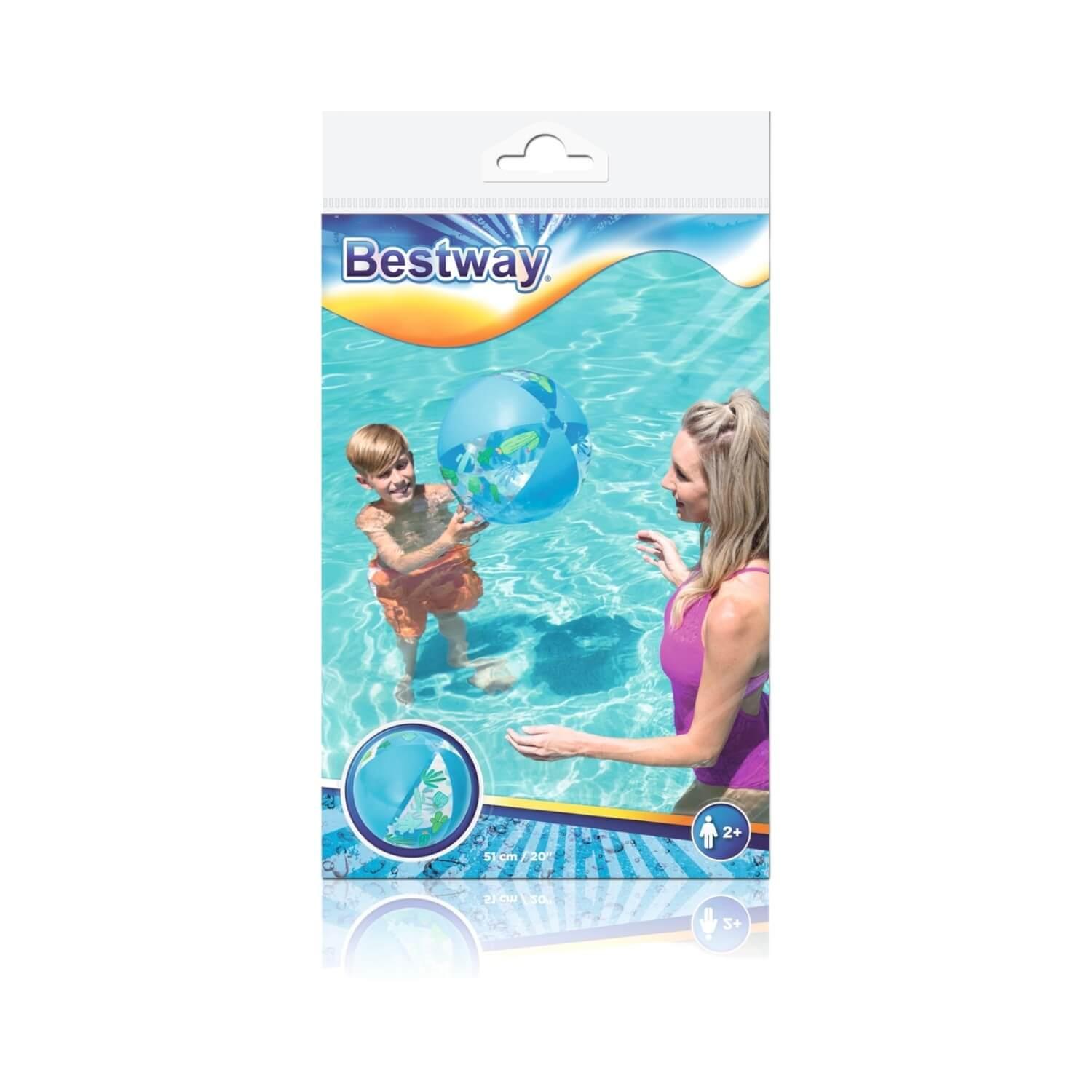 PELOTA INFLABLE BESTWAY 31036 DISEÑOS 34 CM - 8