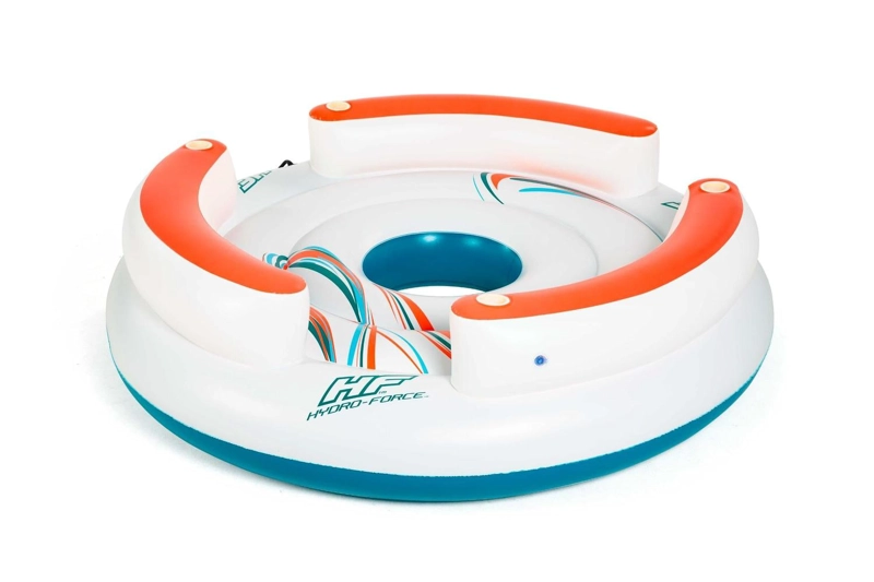 FLOTADOR BESTWAY 43135 ISLA CON RESPLADO 4 PERSONAS 2.55X2.55M - 2