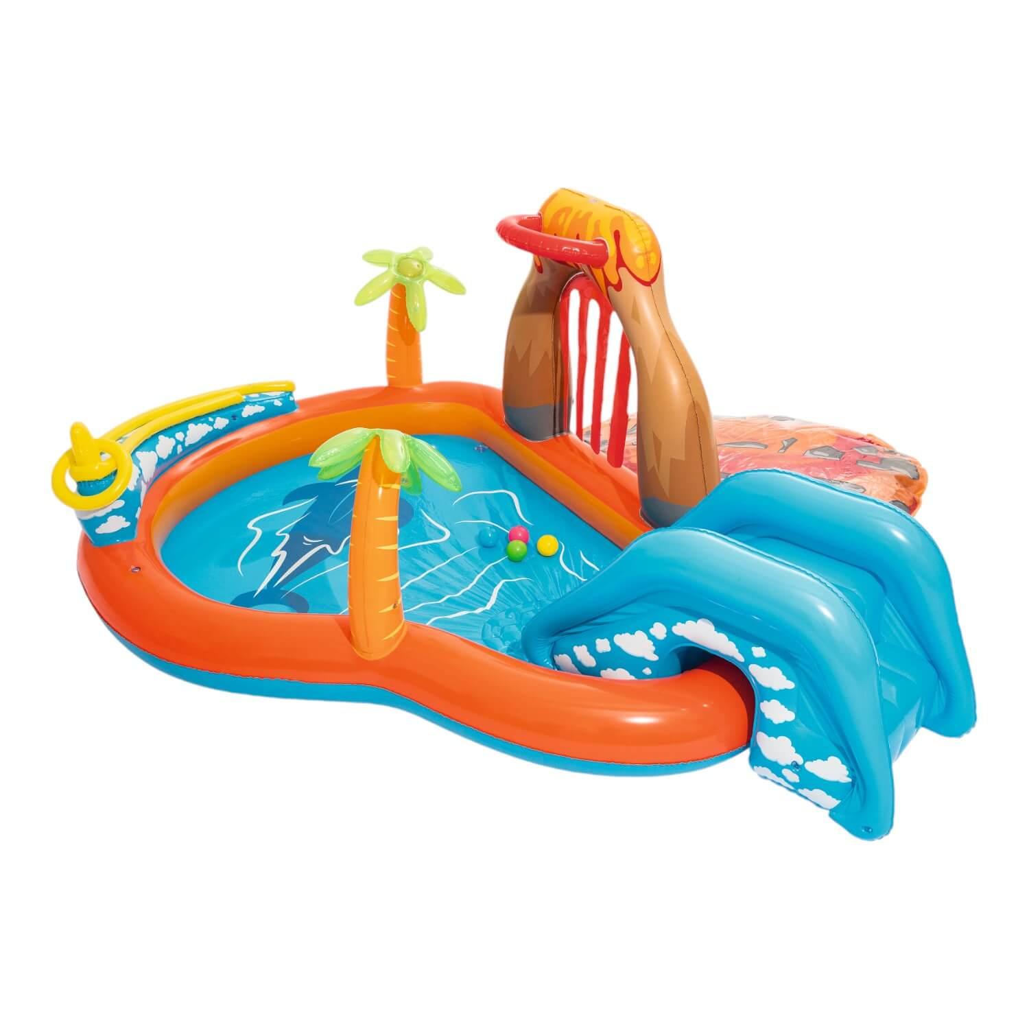 PISCINA Y JUEGOS INFLABLE BESTWAY LAVA 2.65MX2.65MX1.04M - 7
