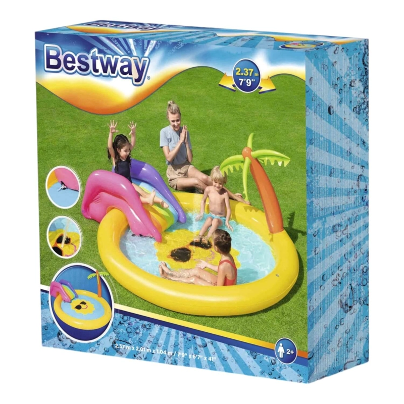 PISCINA Y JUEGOS INFLABLE BESTWAY SUNNYLAND 2.37X2.01X1.04M - 3
