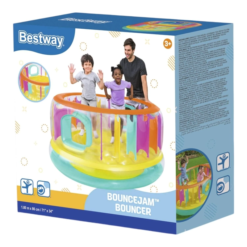 CASTILLO INFLABLE PARA NIÑOS +3 AÑOS 1.80M X 86CM BESTWAY - 3