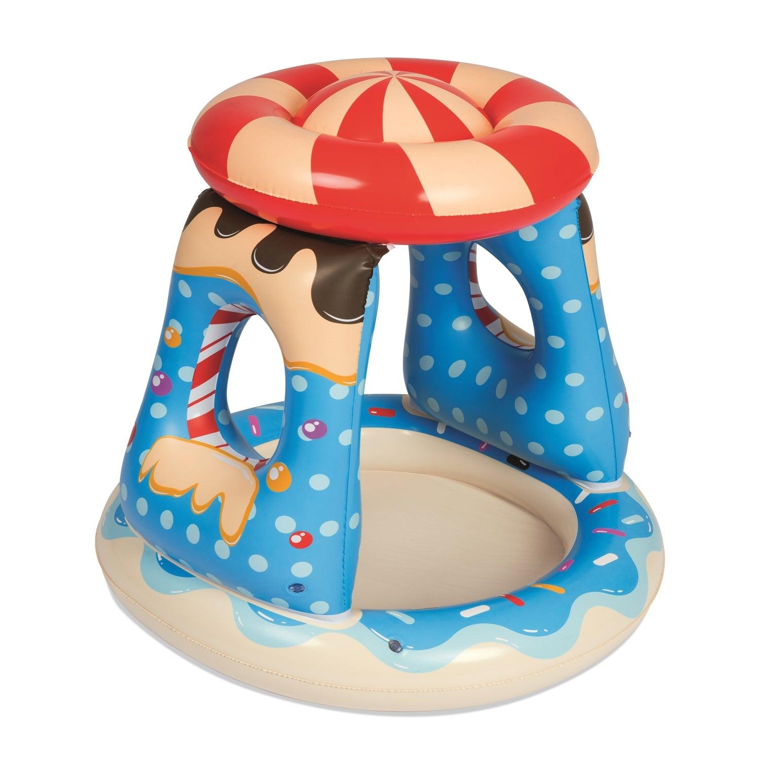 PISCINA INFLABLE BESTWAY CON TECHO PARA BEBE S 91X91X89CM - 3