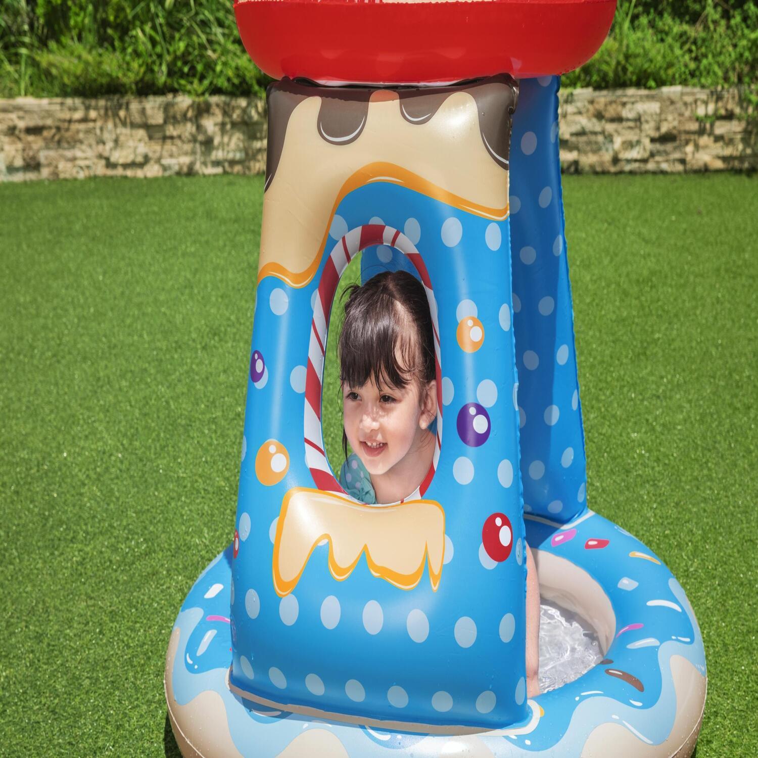 PISCINA INFLABLE BESTWAY CON TECHO PARA BEBE S 91X91X89CM - 4