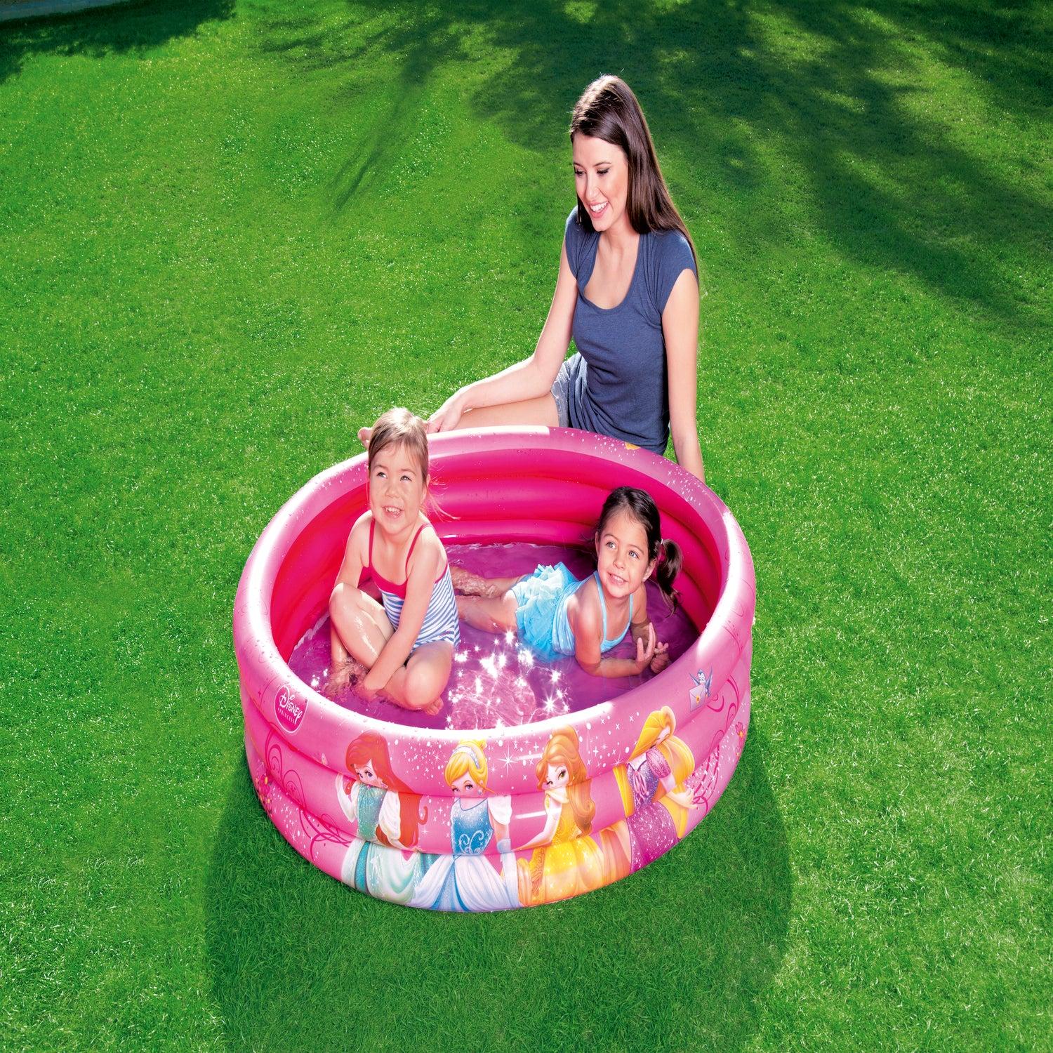 PISCINA INFLABLE BESTWAY REDONDA 122X25CM PRINCESAS DISNEY - 7