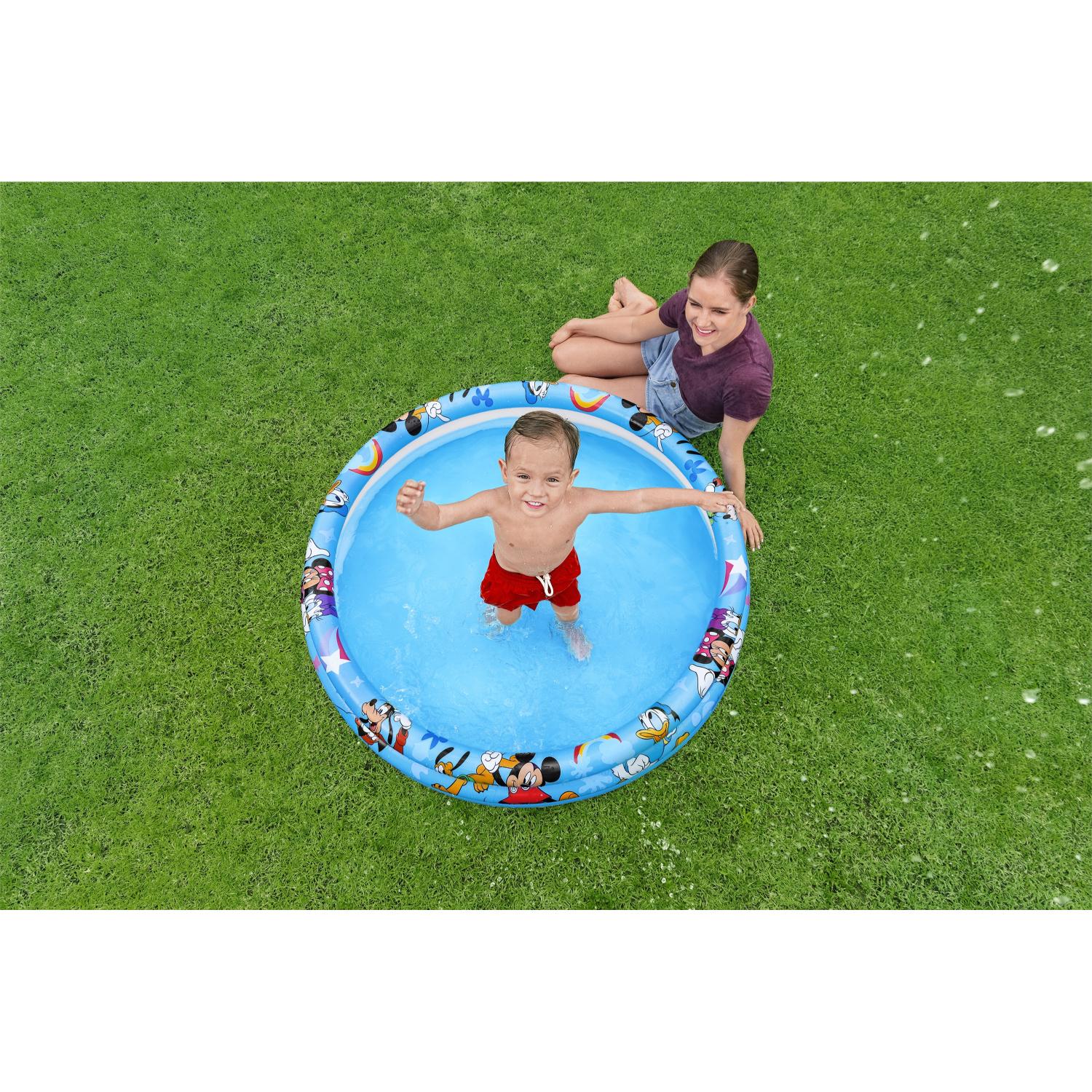PISCINA INFLABLE BESTWAY REDONDA PARA NIÑOS 122X25CM MICKEY - 6