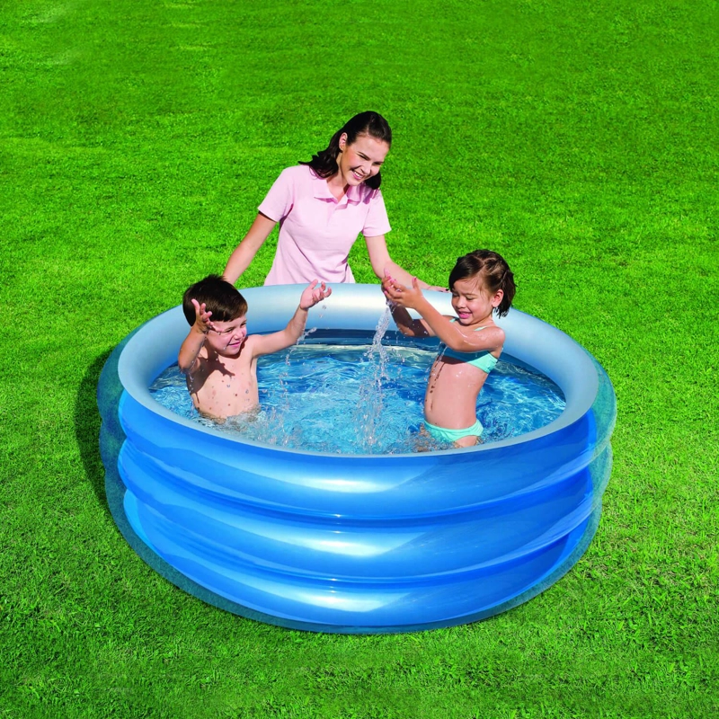 PISCINA INFLABLE BESTWAY REDONDA PARA NIÑOS 150X53CM AZUL - 2