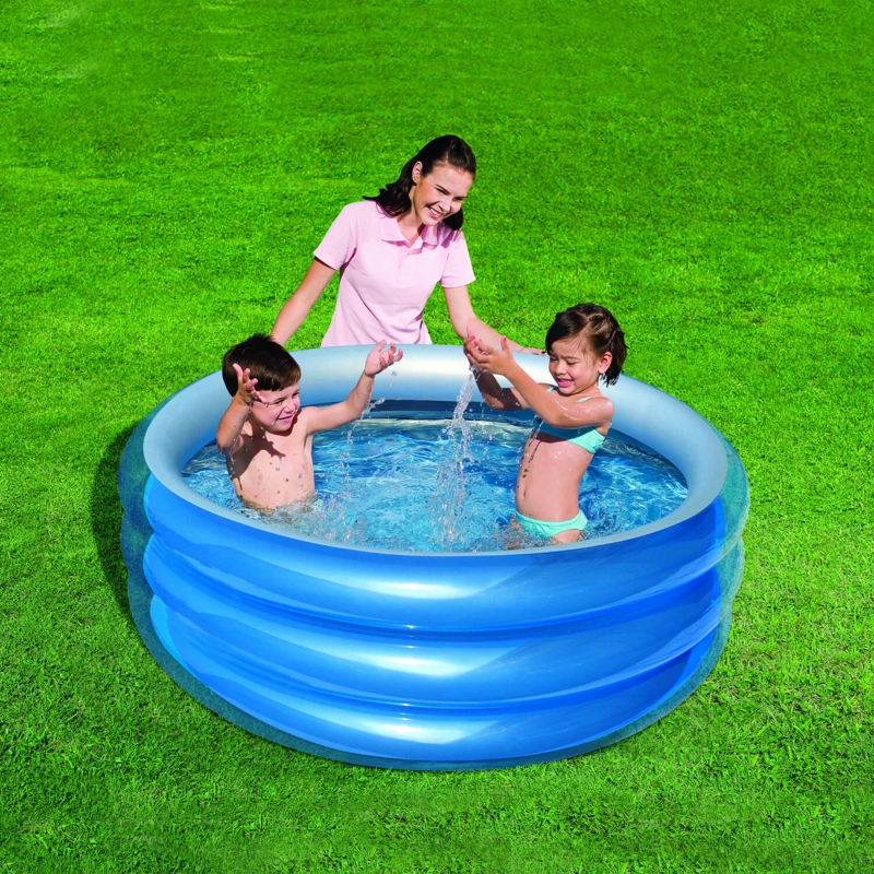 PISCINA INFLABLE BESTWAY REDONDA PARA NIÑOS 150X53CM AZUL - 3