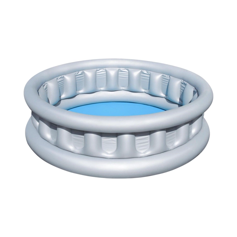PISCINA INFLABLE BESTWAY REDONDA PARA NIÑOS 157X41CM GRIS - 3