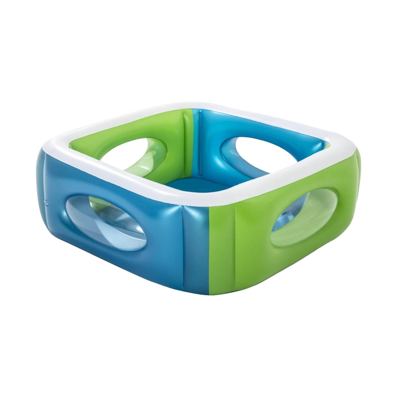 PISCINA INFLABLE BESTWAY CON VENTANA PARA NIÑOS 168X168X56CM - 1