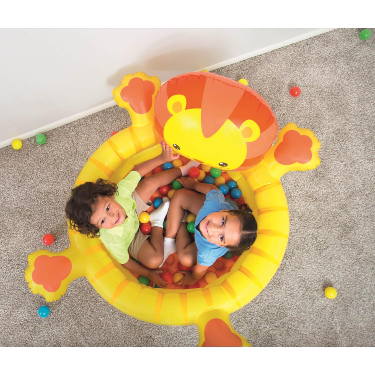 PISCINA BESTWAY LEON INFLABLE CON PELOTAS 111 X98X61.5 CM - 2