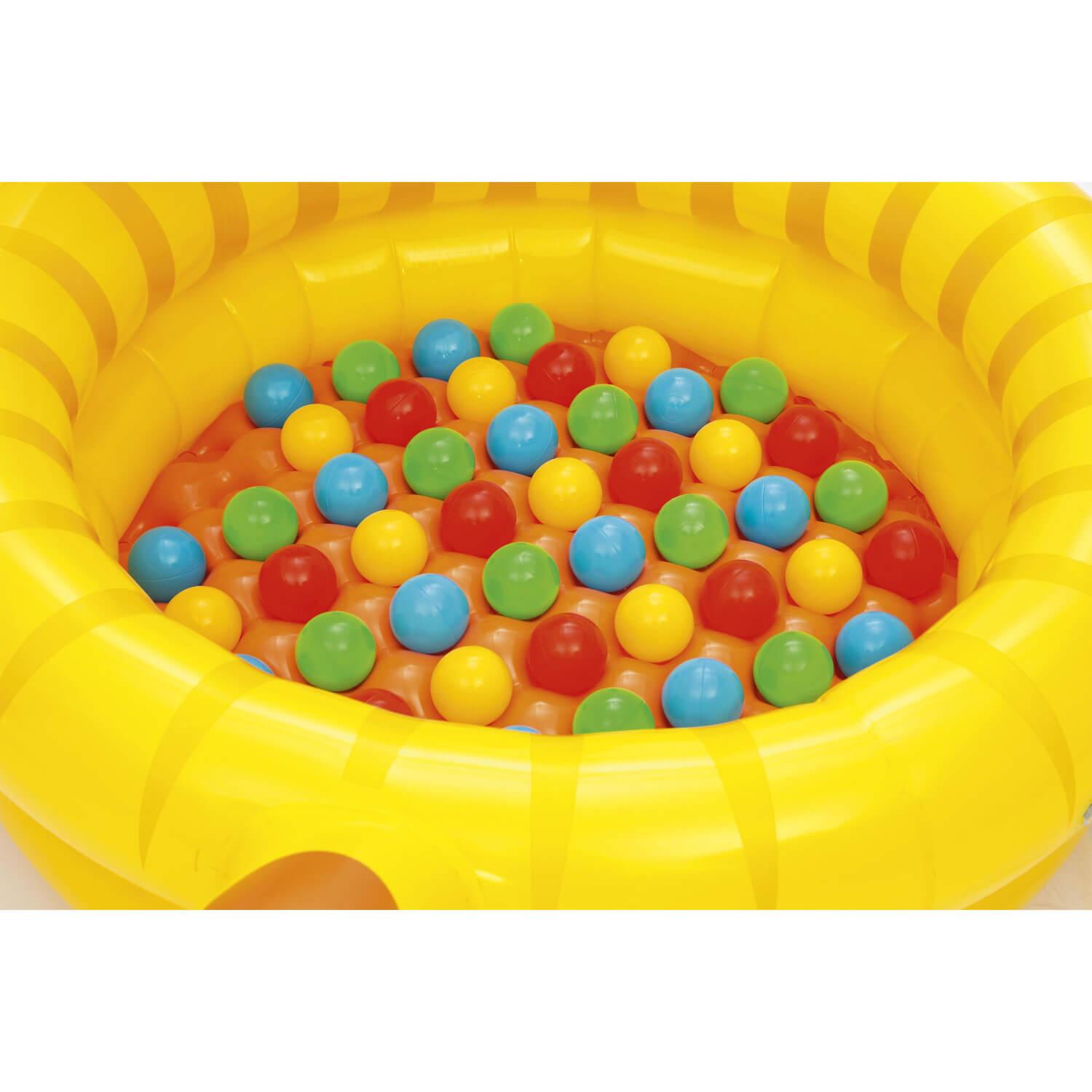 PISCINA BESTWAY LEON INFLABLE CON PELOTAS 111 X98X61.5 CM - 4
