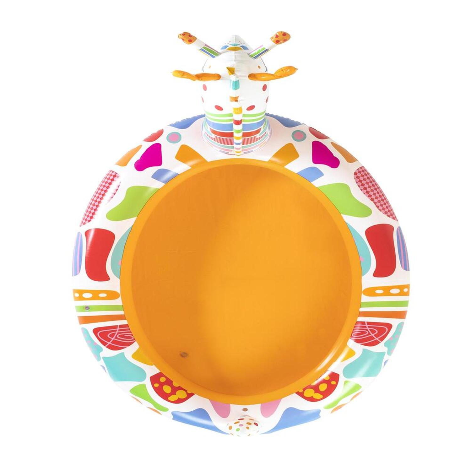 PISCINA INFLABLE BESTWAY REDONDA JIRAFA 2.66X1.57X1.27M - 2