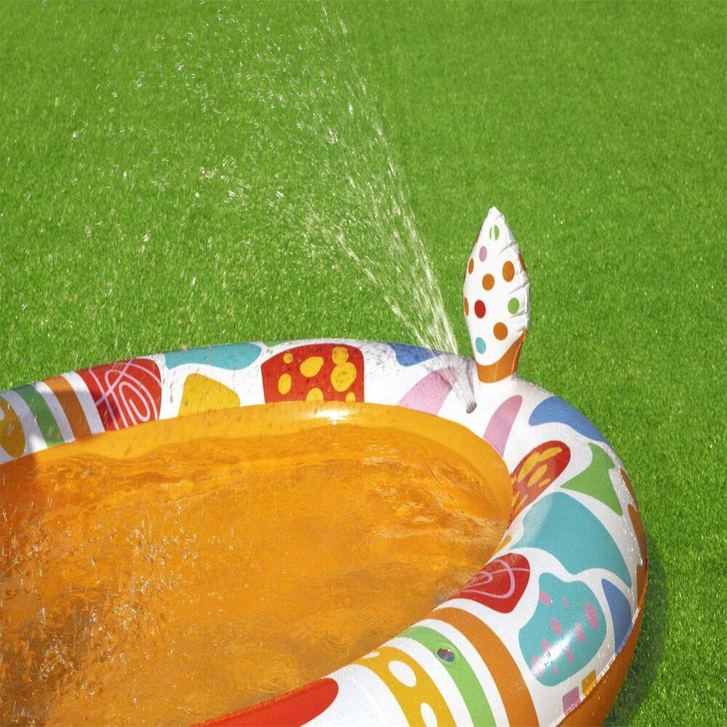PISCINA INFLABLE BESTWAY REDONDA JIRAFA 2.66X1.57X1.27M - 3