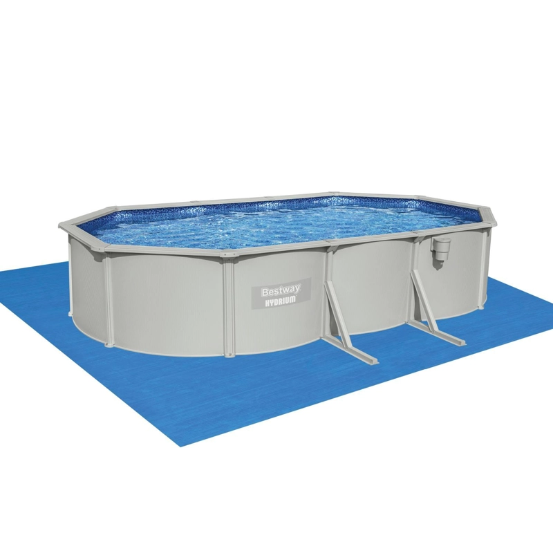 PISCINA BESTWAY OVALADA HYDRIUM 6.10X3.60X1.20M FILTRO + ACCESORIOS - 2