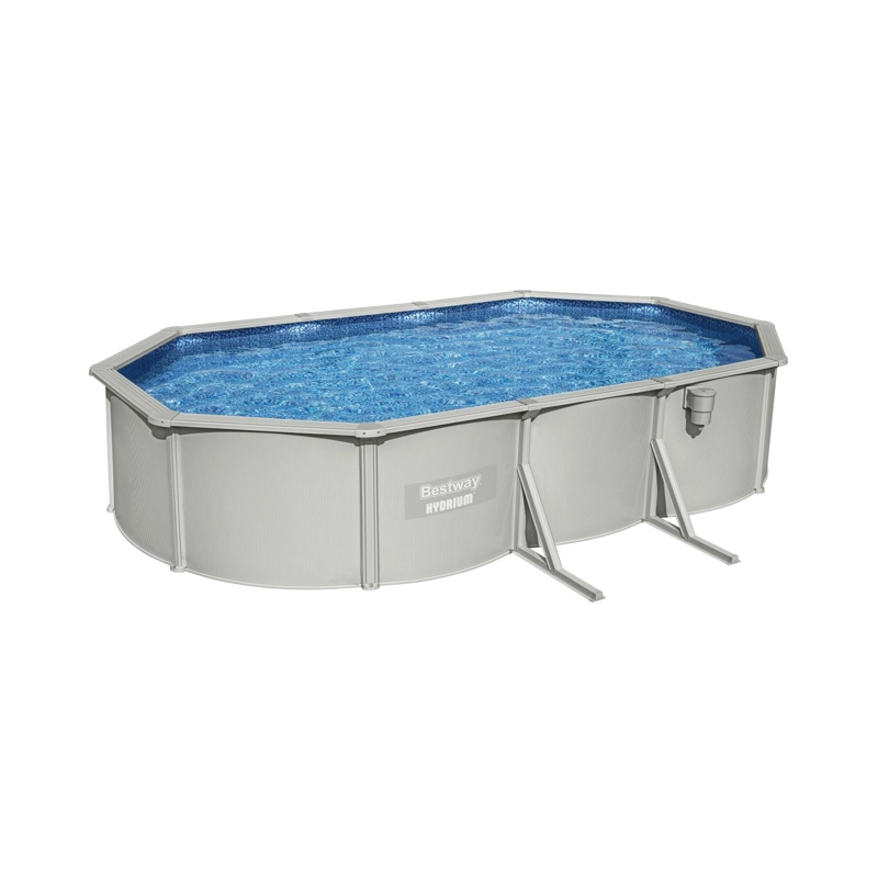 PISCINA BESTWAY OVALADA HYDRIUM 6.10X3.60X1.20M FILTRO + ACCESORIOS - 4