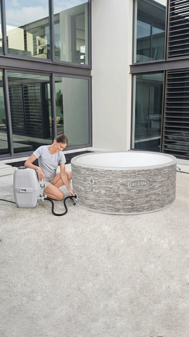 HOT TUB BESTWAY 60027 60X155 CM SPA JACUZZI INFLABLE VANCOUVER 5 PERSONAS - 4