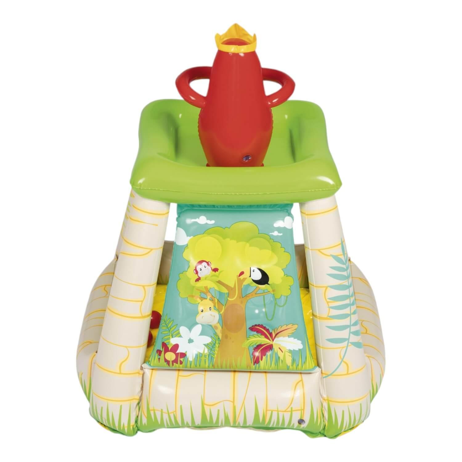PISCINA JUNGLA INFLABLE CON PELOTAS 89X86X107CMS BESTWAY - 6