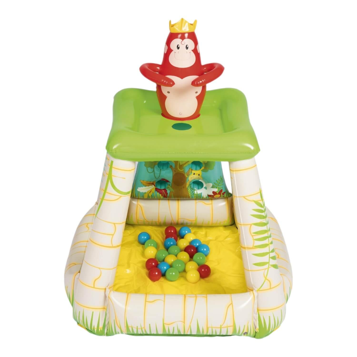 PISCINA JUNGLA INFLABLE CON PELOTAS 89X86X107CMS BESTWAY - 7