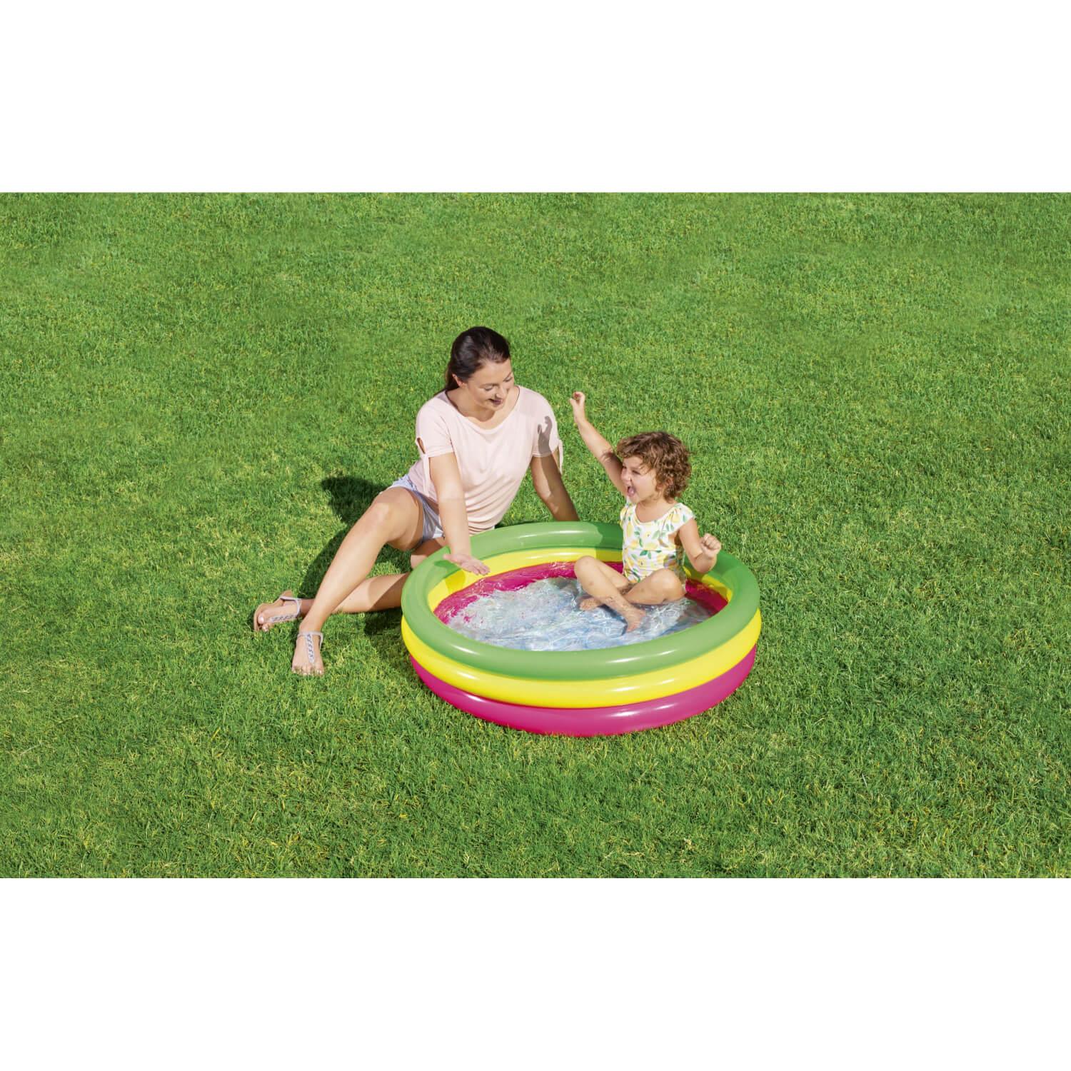 PISCINA INFLABLE BESTWAY REDONDA PARA NIÑOS 102X25CM - 7