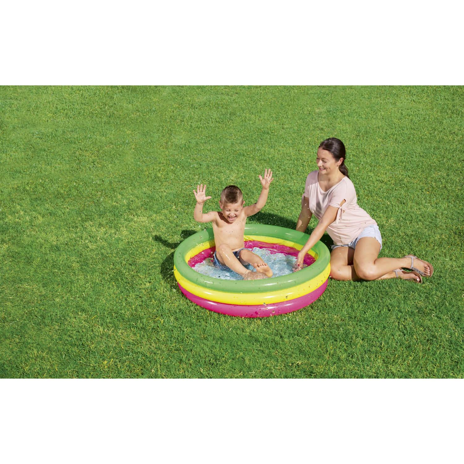 PISCINA INFLABLE BESTWAY REDONDA PARA NIÑOS 102X25CM - 8