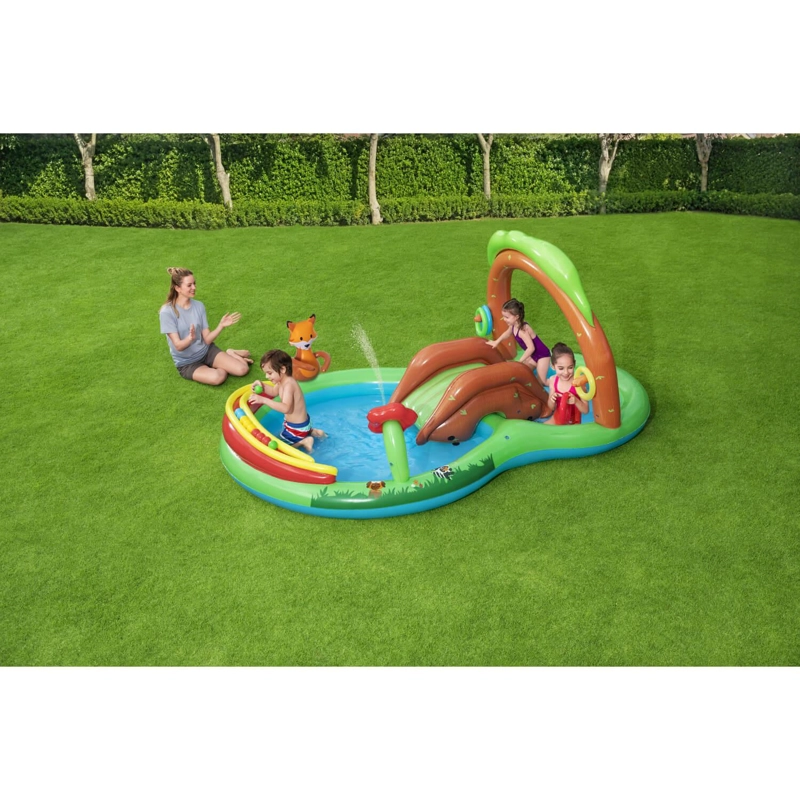 PISCINA Y JUEGOS INFLABLE BOSQUE 2.95X1.99X1.30M BESTWAY - 4