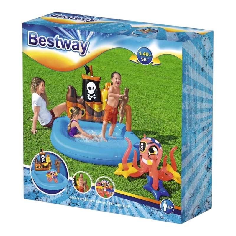 PISCINA Y JUEGOS INFLABLE BESTWAY PIRATA 1.40X1.30X 1.04 - 3