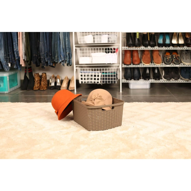 CANASTA SHIA ALTA MOCCA 39X28X17 CMS RIMAX - 4
