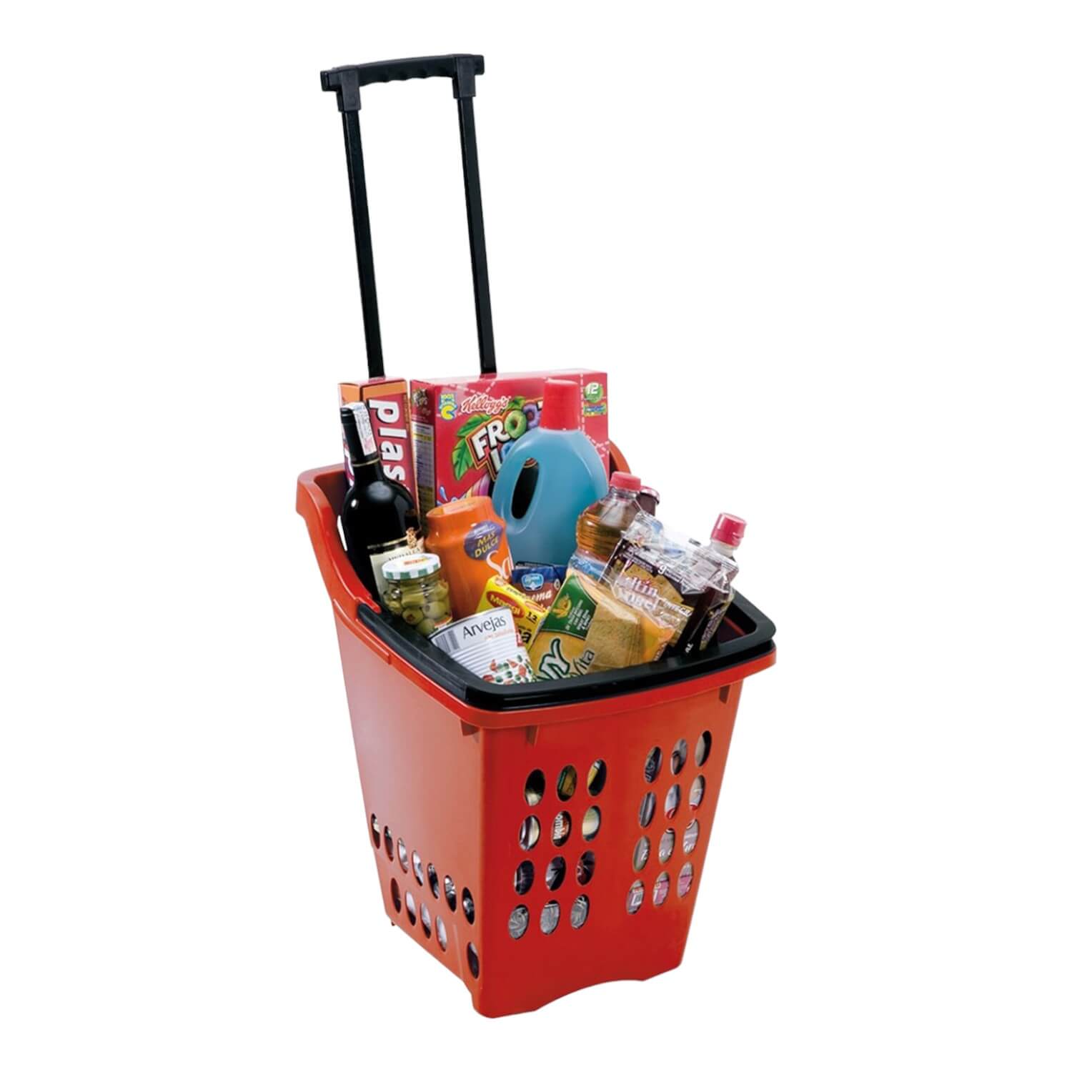 CARRITO DE COMPRAS RIMAX ROJO - 4