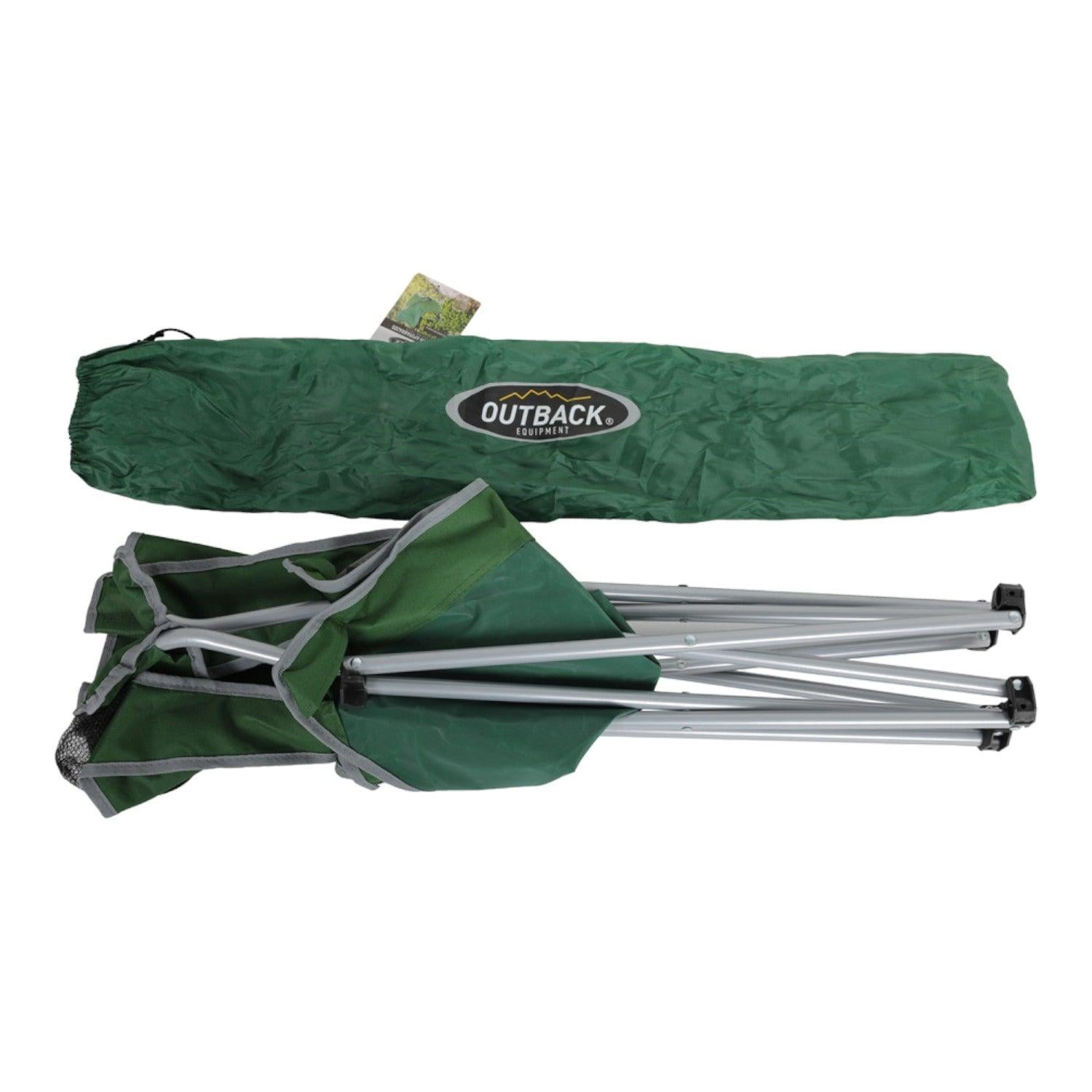 SILLA PLEGABLE OUTBACK CON APOYABRAZOS VERDE - 2
