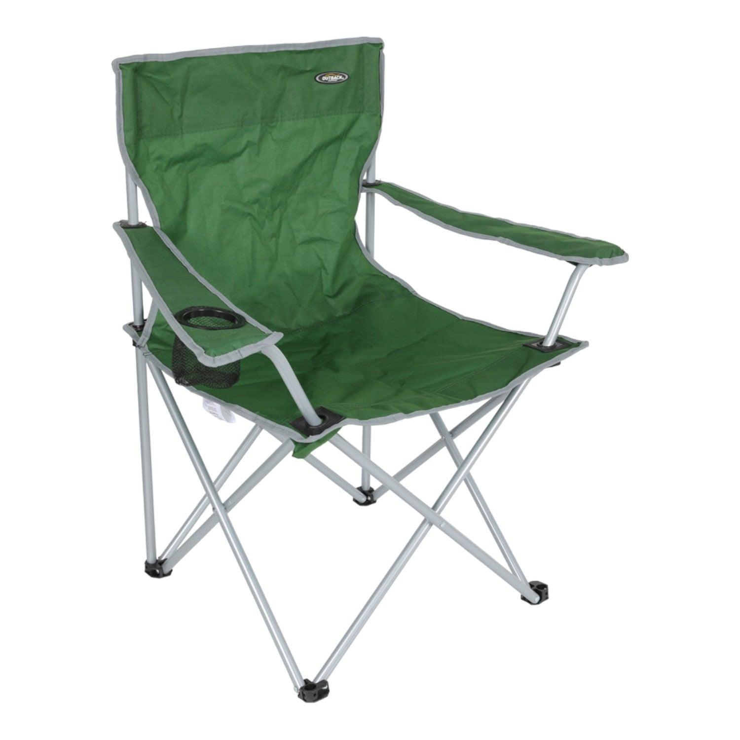 SILLA PLEGABLE OUTBACK CON APOYABRAZOS VERDE - 9
