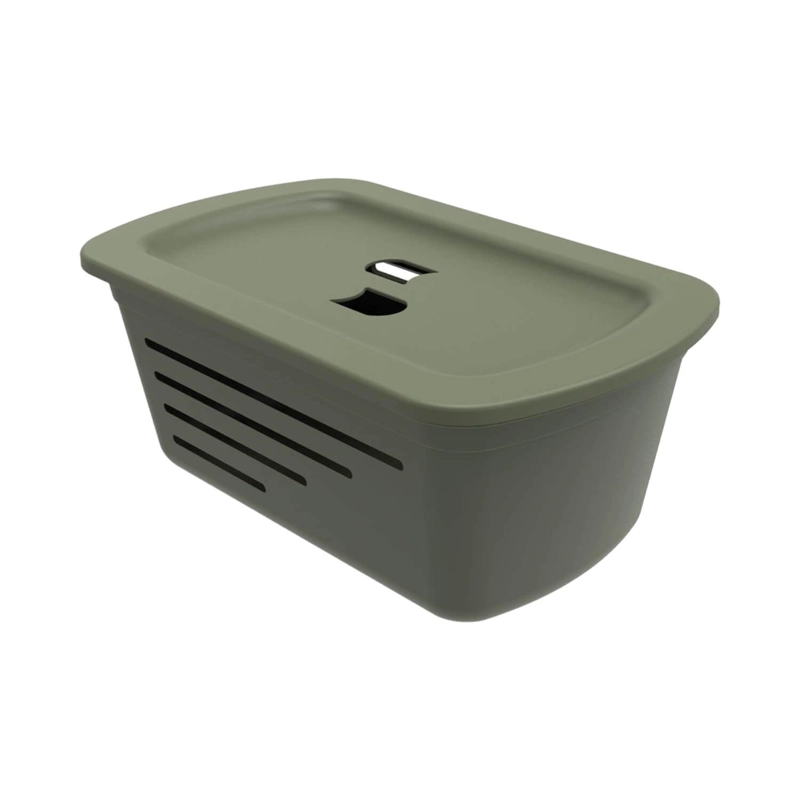 CANASTA ORGANIZADORA SOPRANO 5L MATE CON TAPA - 1