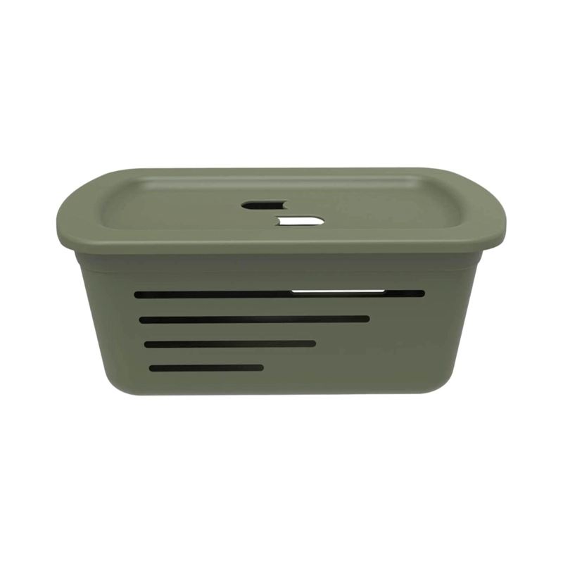 CANASTA ORGANIZADORA SOPRANO 5L MATE CON TAPA - 2