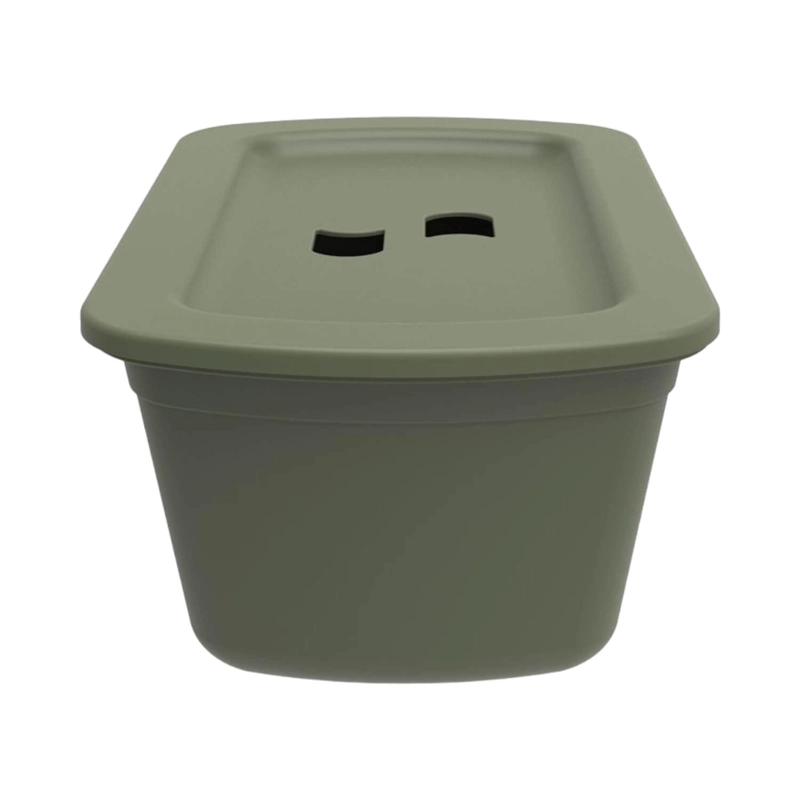 CANASTA ORGANIZADORA SOPRANO 5L MATE CON TAPA - 3