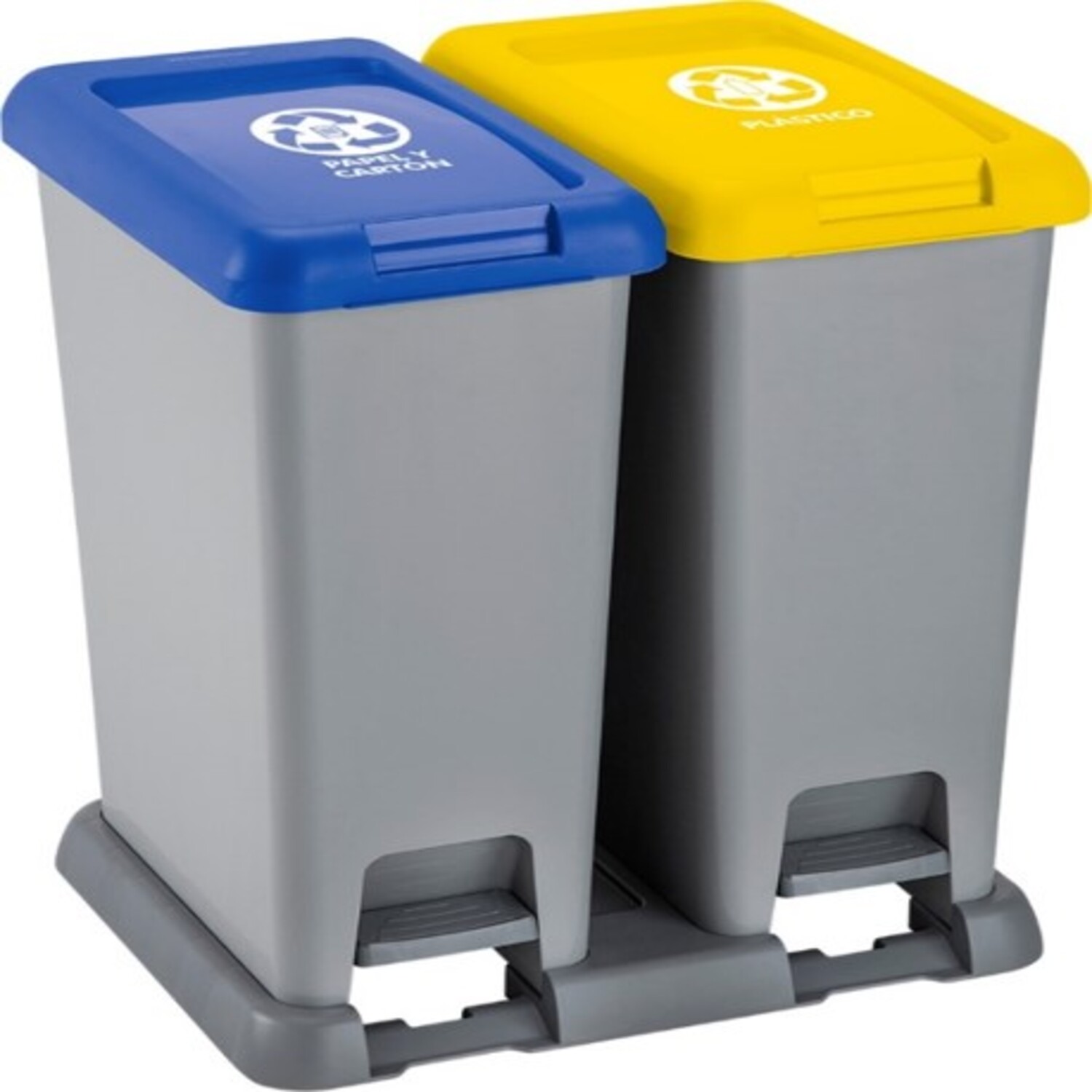 BASURERO RIMAX 20L 2 ENTRADAS CON PEDAL - 2