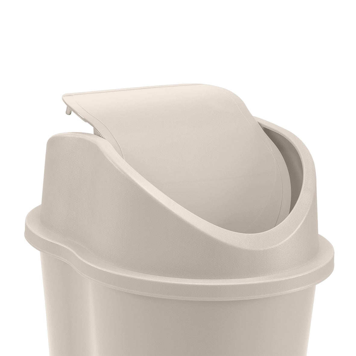 BASURERO RIMAX VAIVEN 10 L TAUPE 29.2X21X44 CM - 3