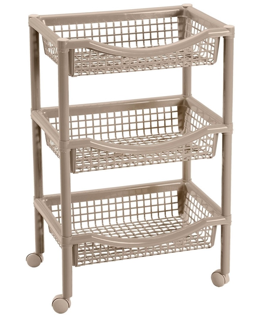 CANASTA MÓVIL RIMAX RECTANGULAR BEIGE - 1