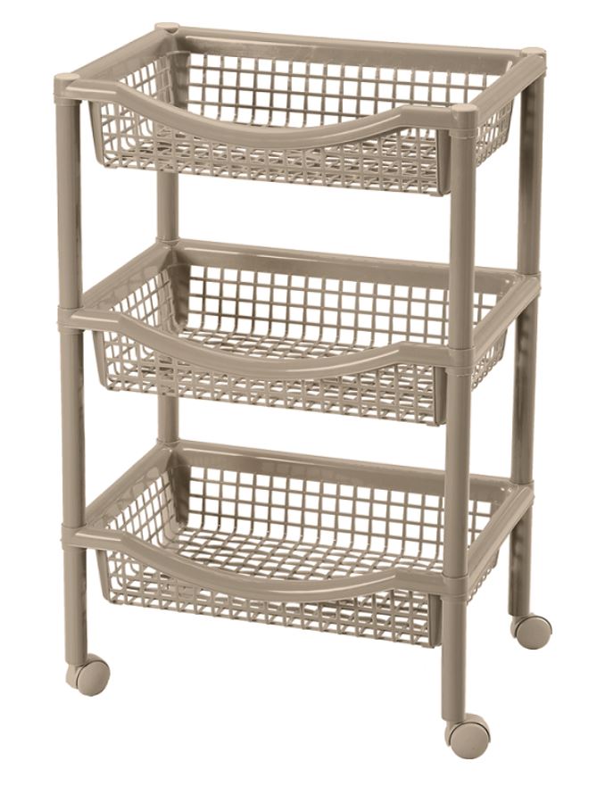 CANASTA MÓVIL RIMAX RECTANGULAR BEIGE - 2