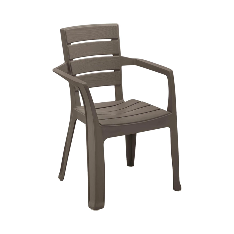 SILLA DE TERRRAZA CON BRAZO CAFE  BARU RIMAX - 1