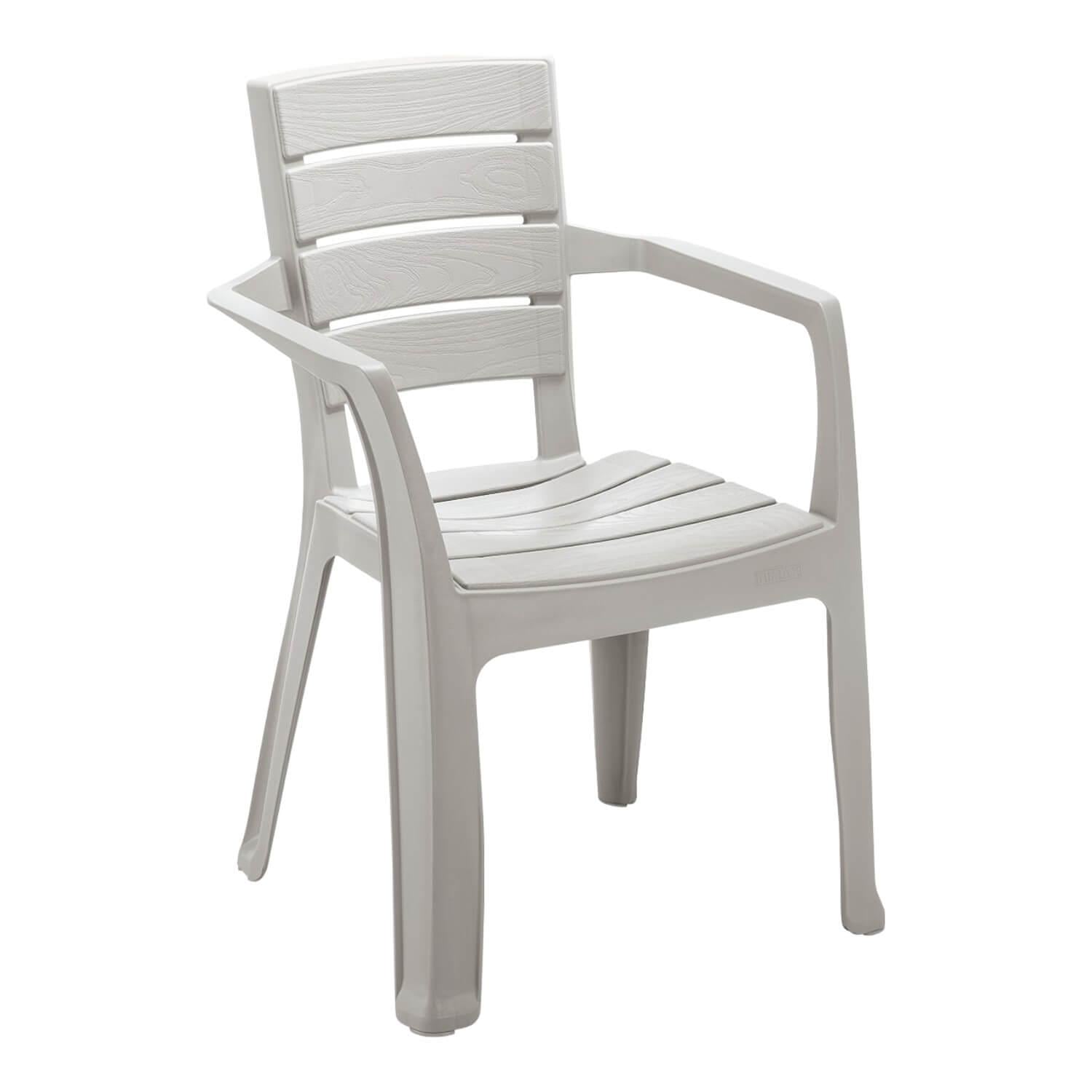 SILLA DE TERRRAZA CON BRAZO GRIS BARU RIMAX - 1