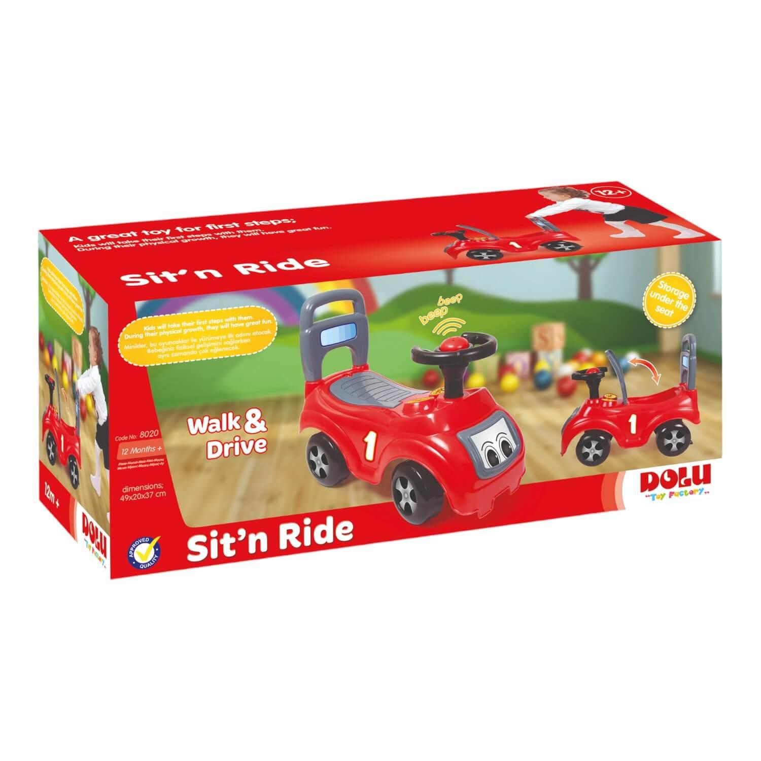 CORREPASILLO ANDADOR ROJO PARA NIÑOS 48X21X37 CMS DOLU - 3