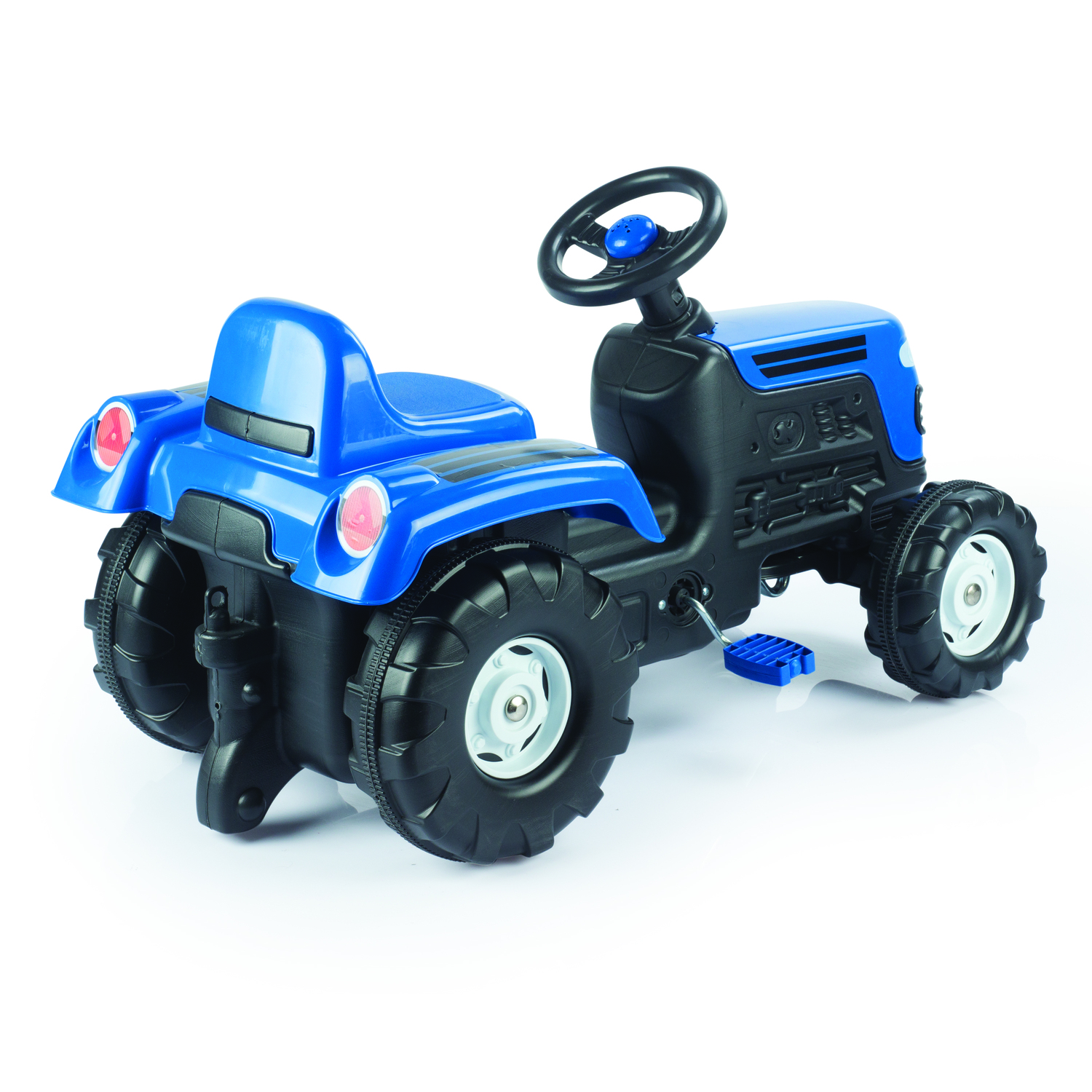 TRACTOR CON PEDALES AZUL DOLU - 2