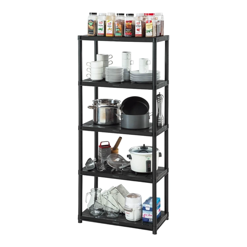 ESTANTE REPISA RACK PLASTICO 5 NIVELES 71X38X170CM RIMAX - 2